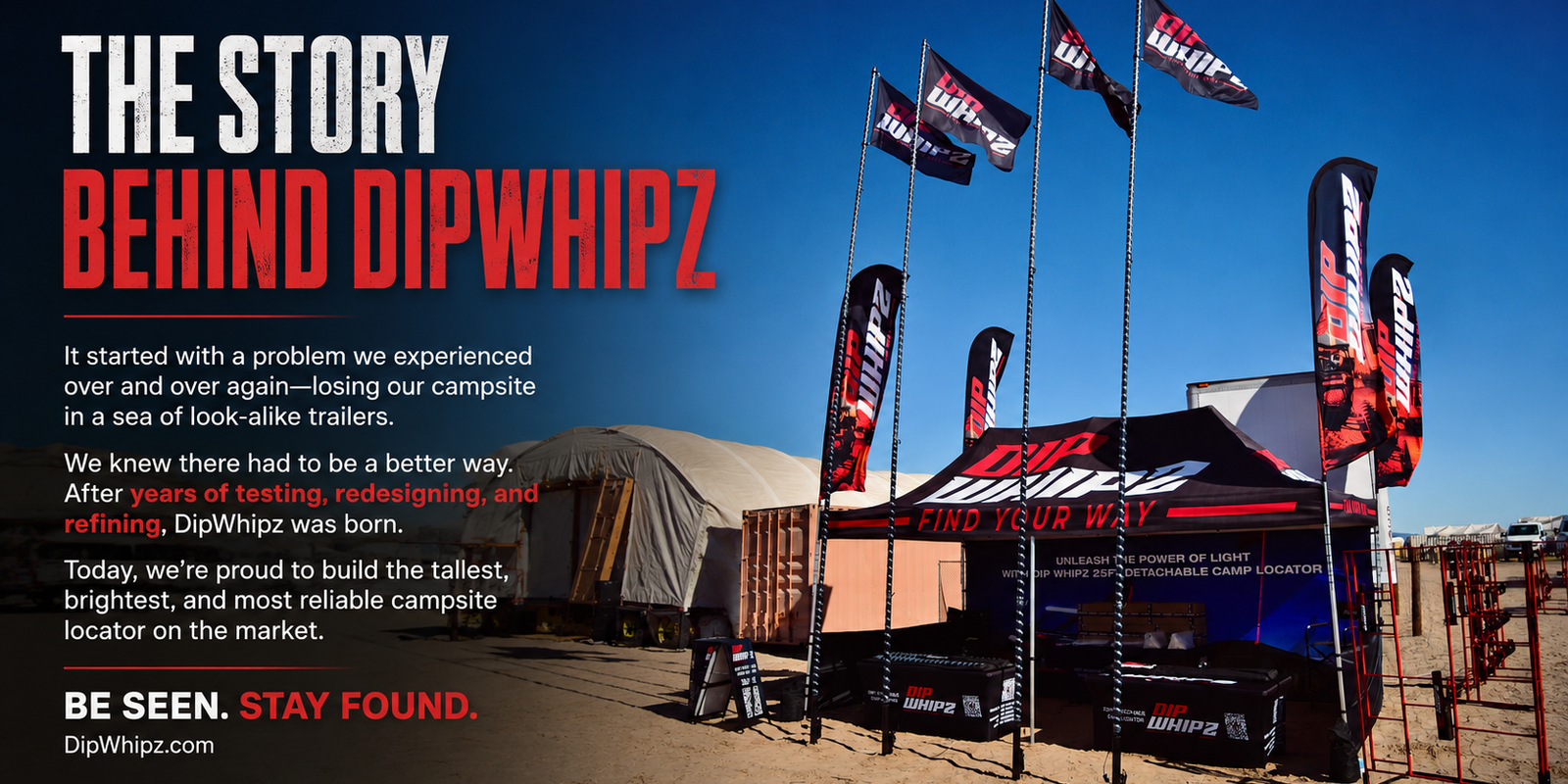 The Story Behind DipWhipz: How One Frustrating Night Inspired a Better Campsite Solution