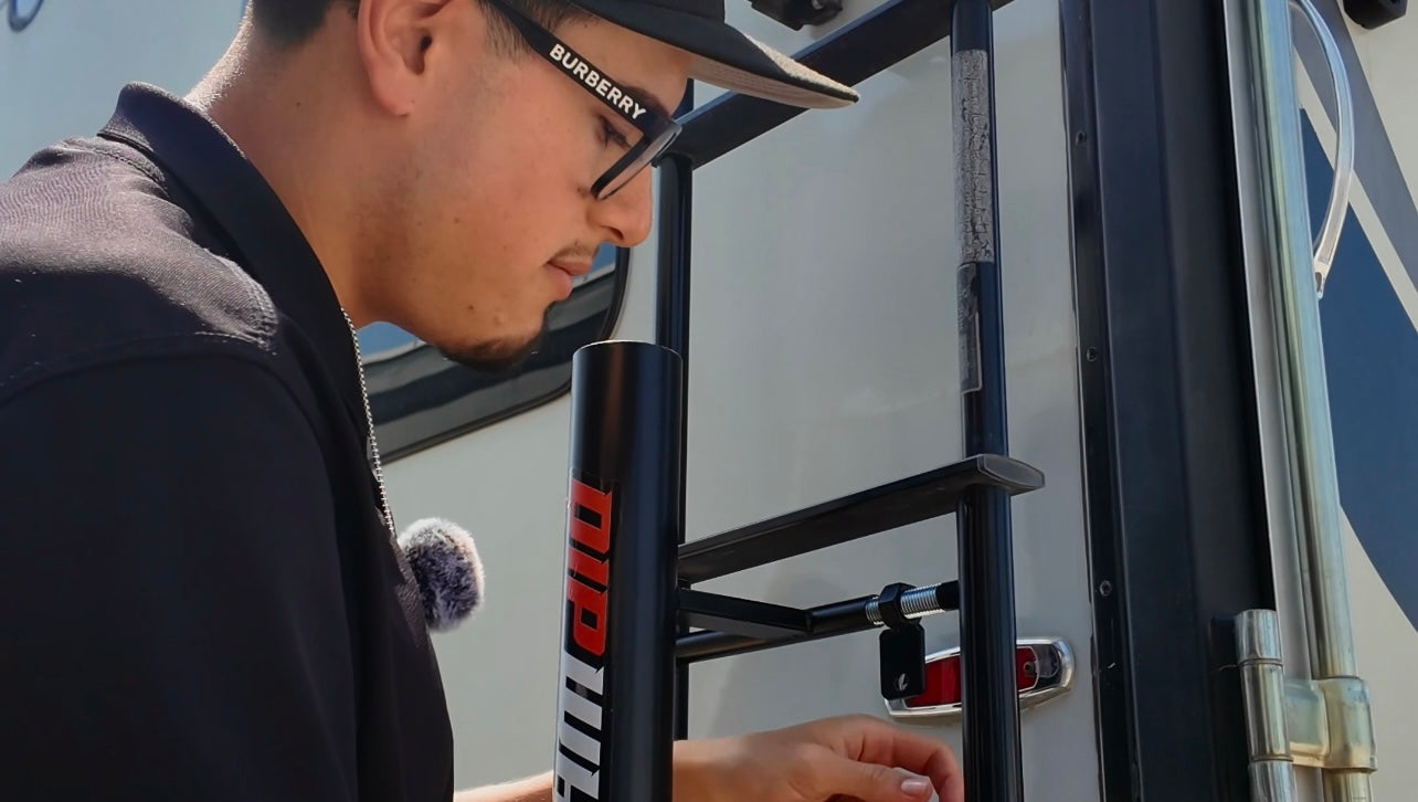 Why RV Owners Love the DipWhipz Ladder Mount